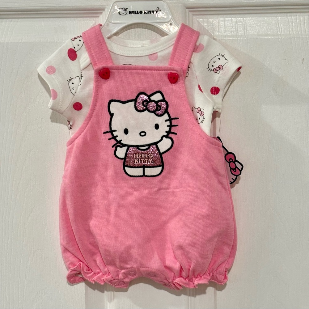 HELLO KITTY Baby SIZE 3M Pink Two Piece Set NEW With Tag